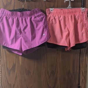 SOLD---(2) Xersion Shorts with Spandex Material